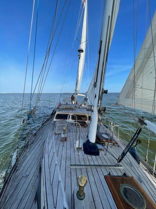 Classic Sailing Ship In Center Of Enkhuizen! Exterior photo